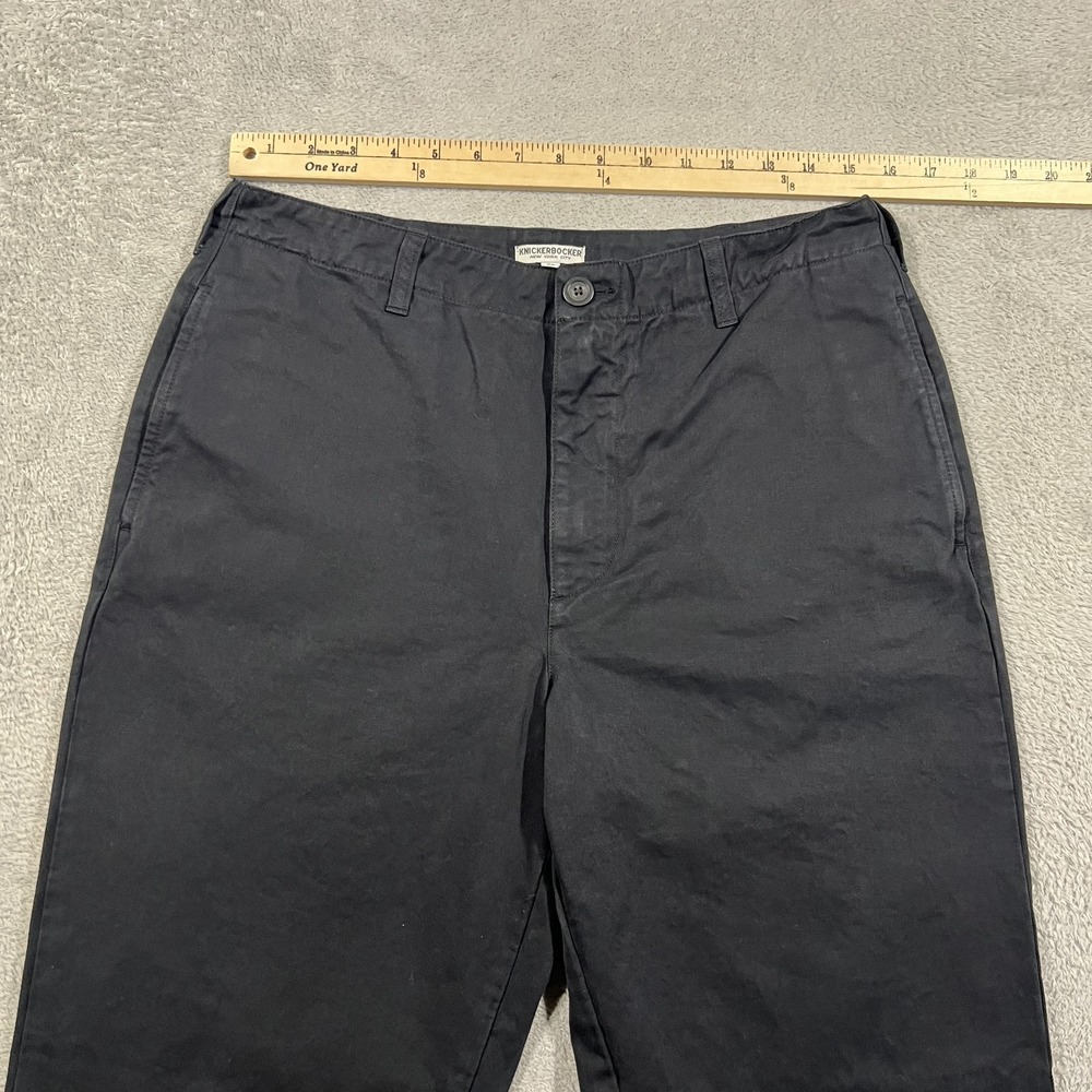 Knickerbocker NYC Chino Pants Mens 32x28 Black - Picture 4 of 14